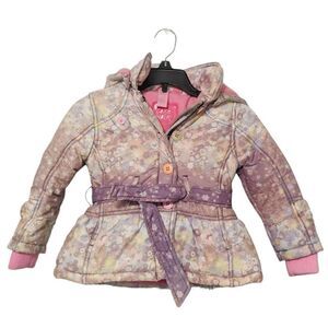 Girls Cakewalk Fleece Lined Button Up Jacket Coat EU98/US 3 or 3T‎